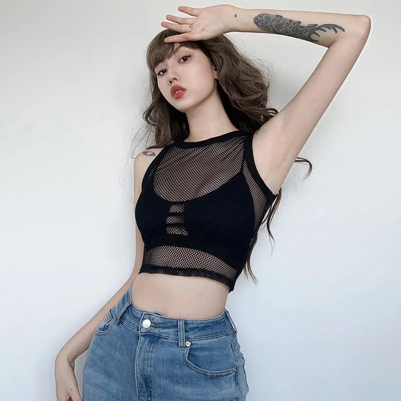 OPENWORK MESH TOP KF2238