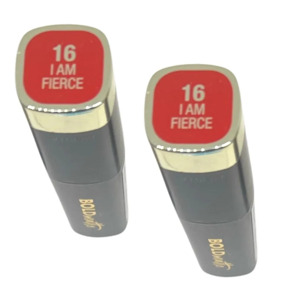 Pack of 2 Milani Bold Color Statement Matte Lipstick, I Am Fierce 16