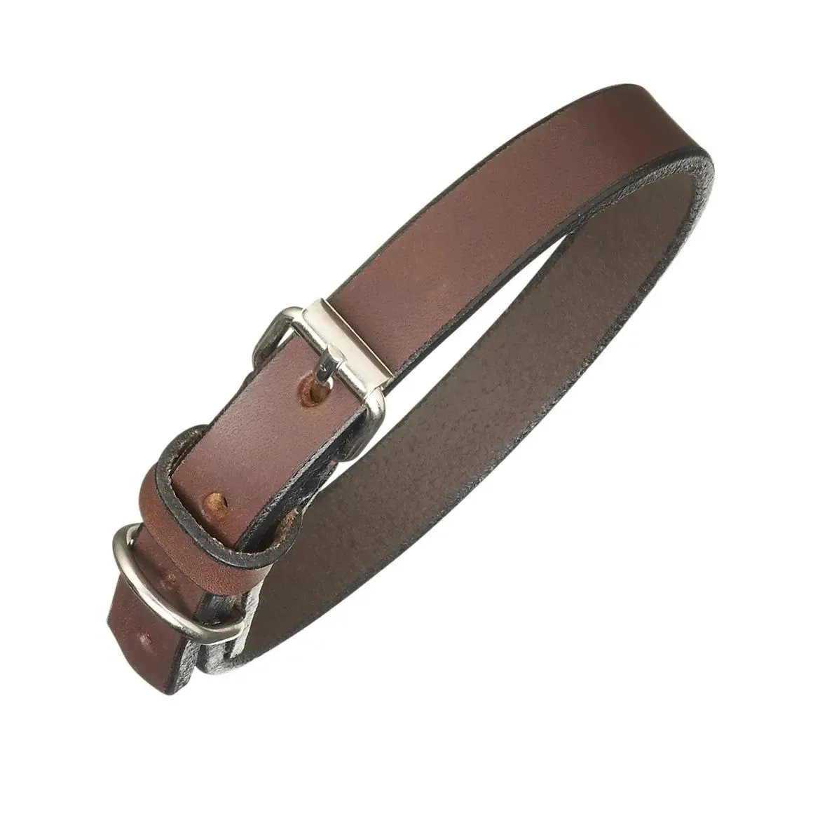 PAMPEANO Leather Dog Collar - Brown