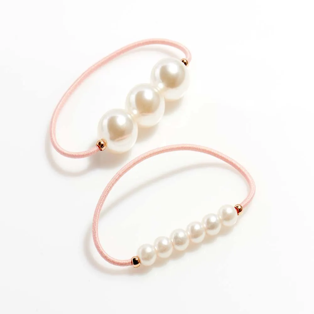 Paris Collection Pearl Hair Tie Set