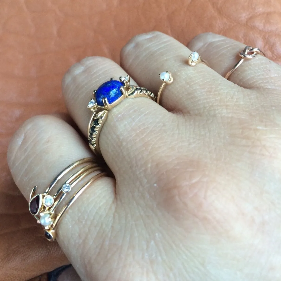 Pearl Duet Ring - Small