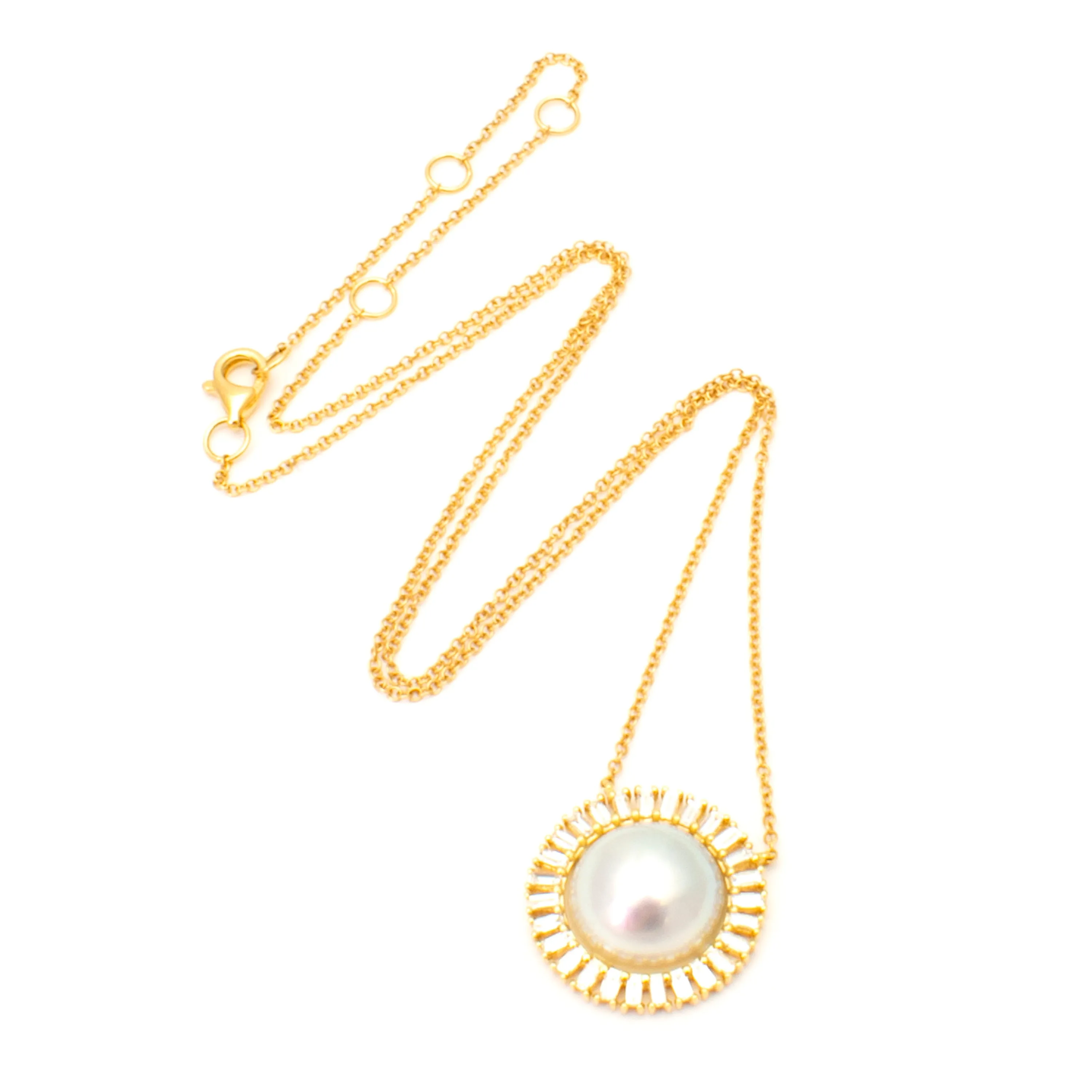Pearl Halo Necklace