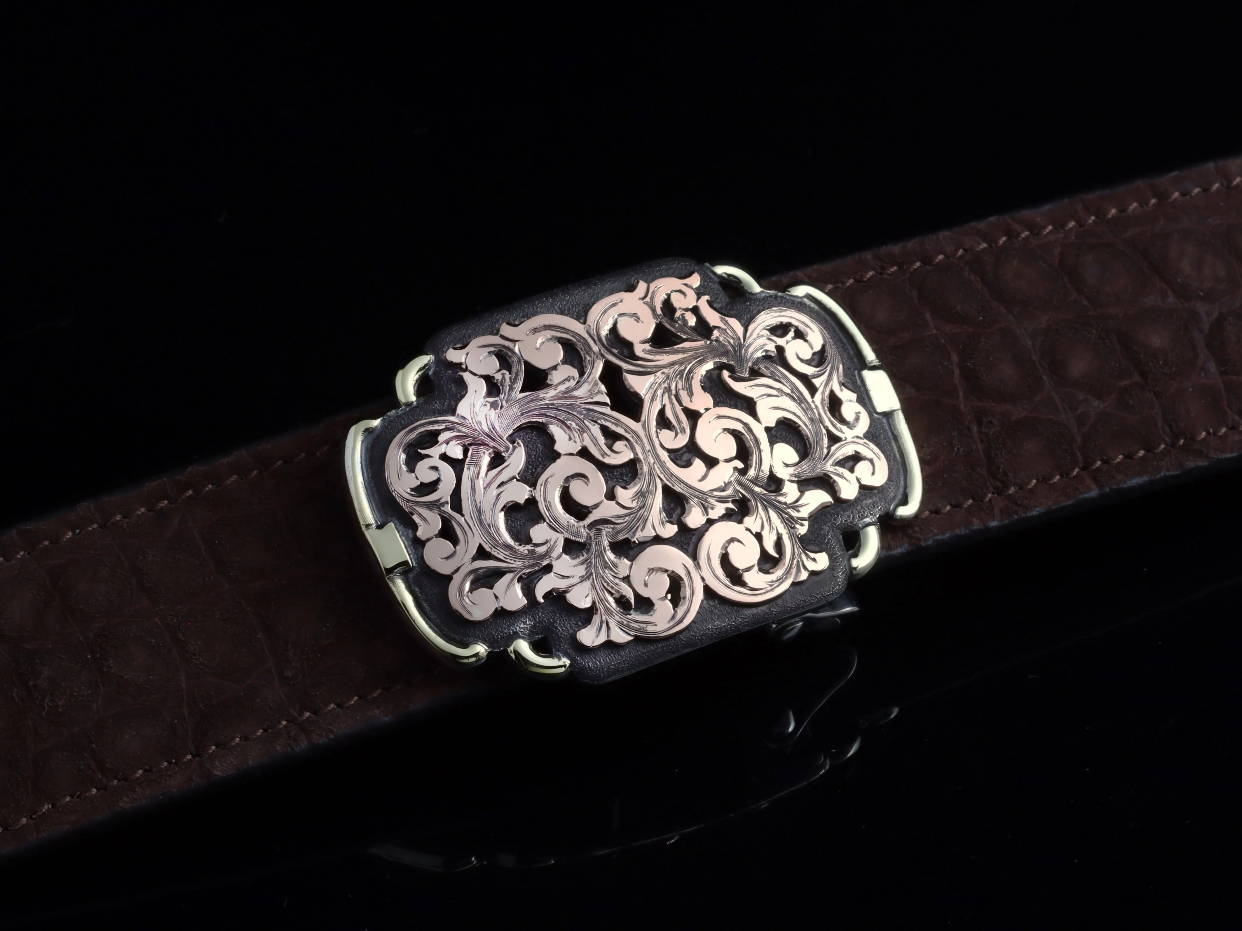 Pendleton Swirls 14k, Dual Gold