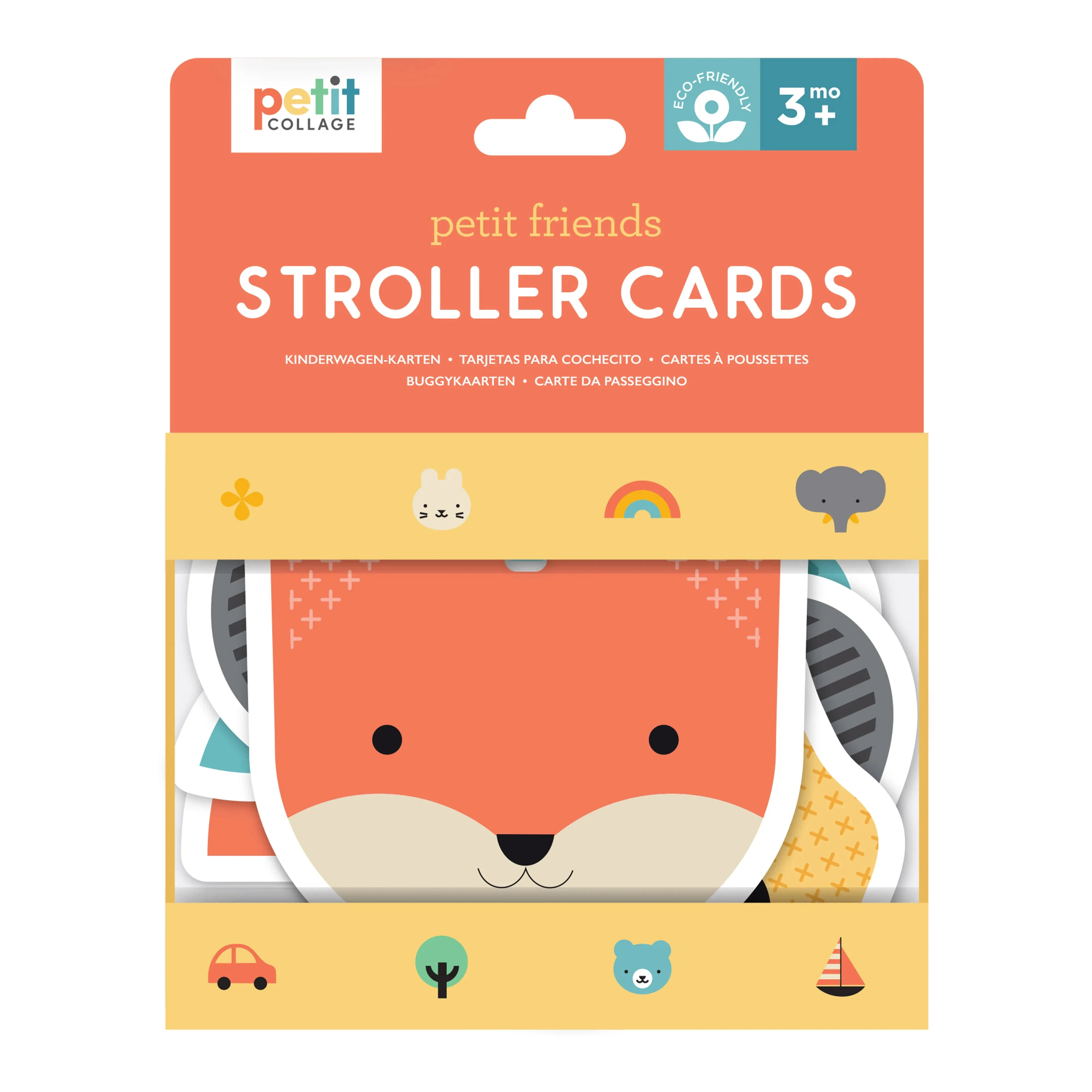 Petit Collage - Stroller Cards - Friends