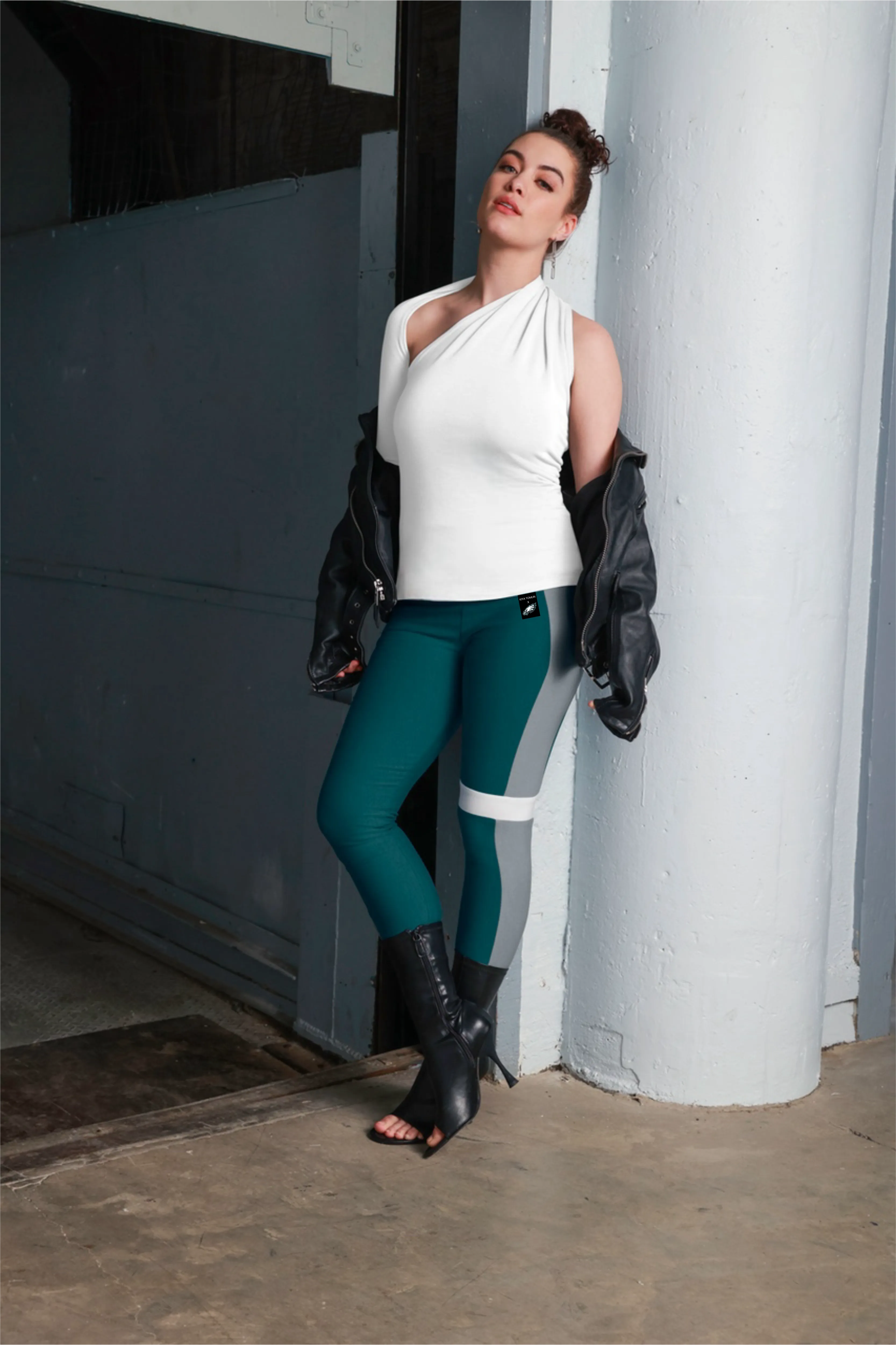 Philadelphia Eagles Color Block Legging