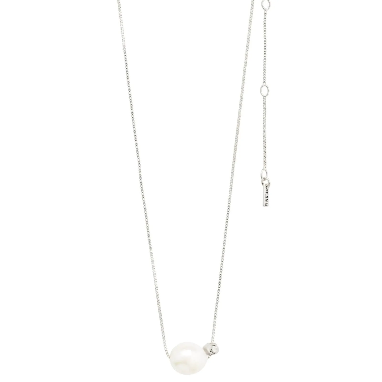 Pilgrim Trust Silver Pearl Necklace