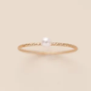 PINK PEARL SPARKLE RING