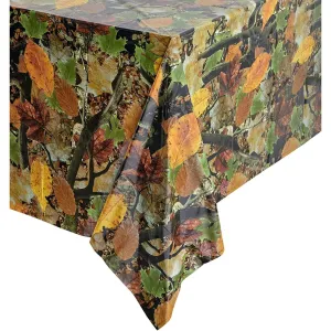 Plastic Tablecloth Camoflauge Birthday Party Supplies (54 X in 3 Pack)