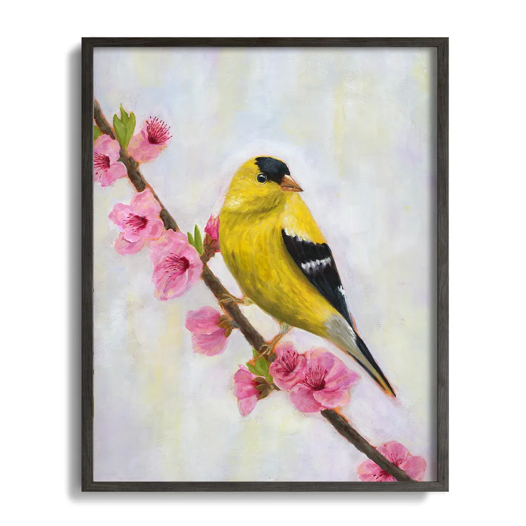 "Augur" Goldfinch Bird Art Print