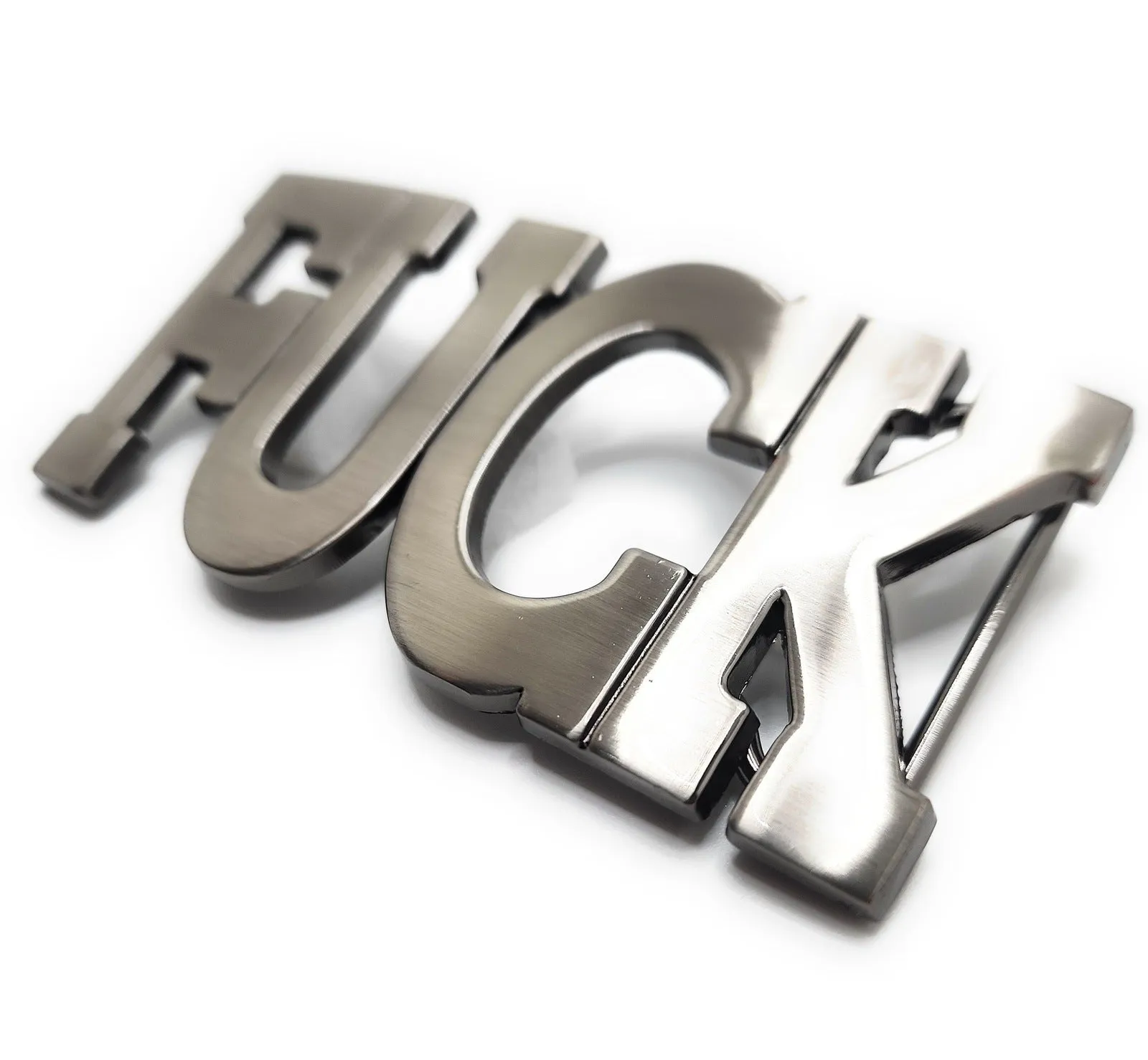 "FUCK" All Caps Funny Belt Buckle