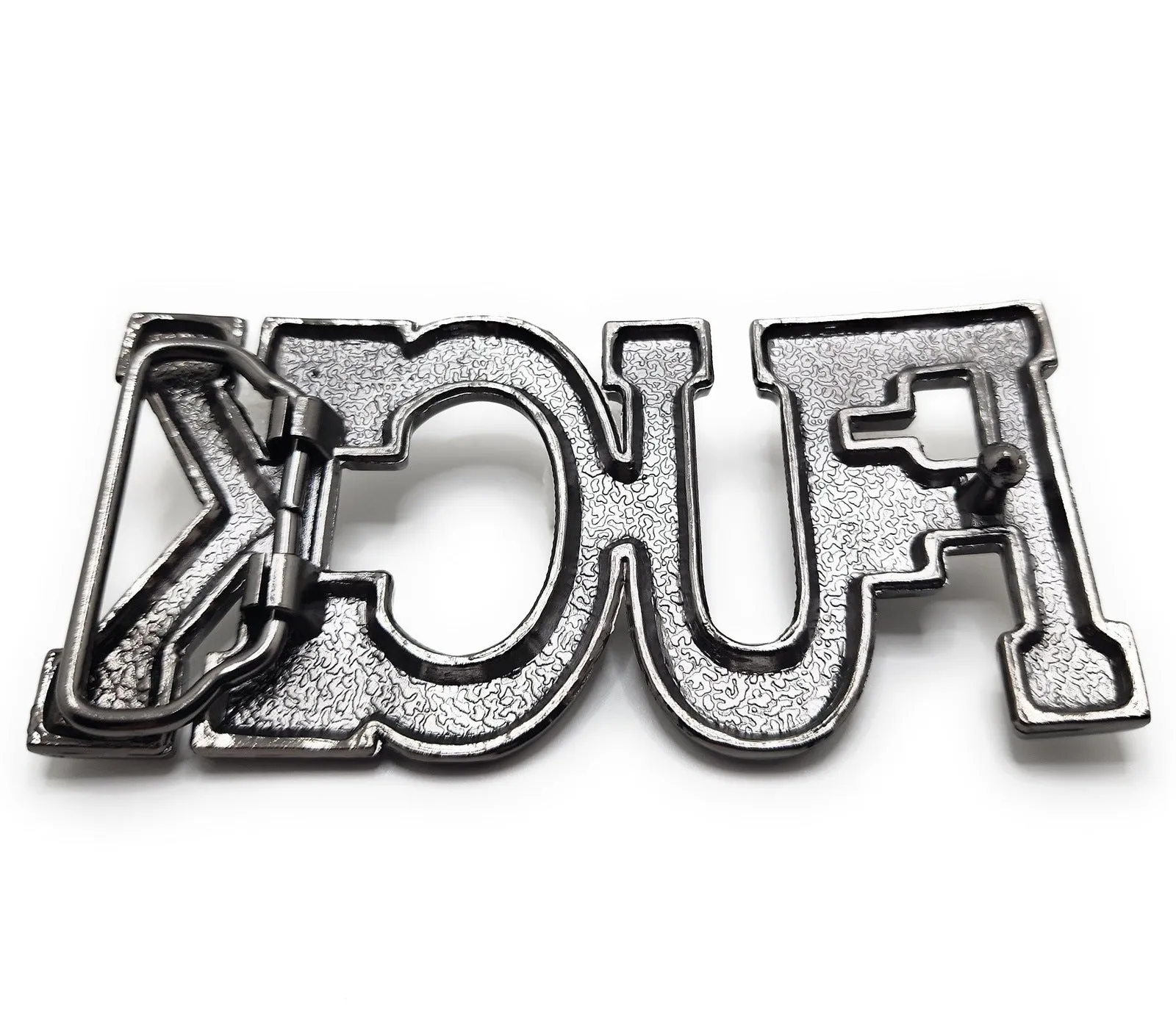 "FUCK" All Caps Funny Belt Buckle