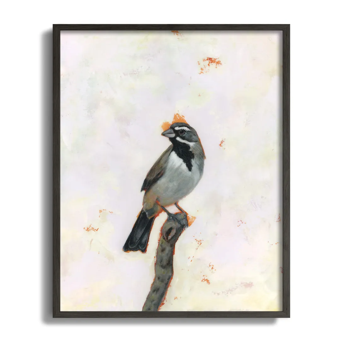 "Pathfinder" Black-Throated Sparrow Art Print