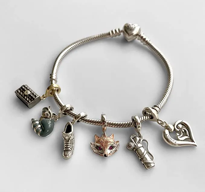 Raccoon Animal Dangle Pendant Charm