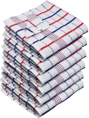Regent Cotton Dobby Weave Tea Towels – British-Themed Kitchen Towels