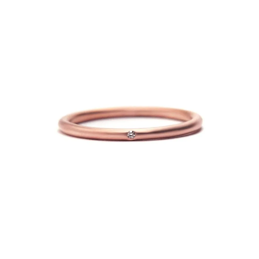 Riley Ring | Dainty Diamond Stacking Ring