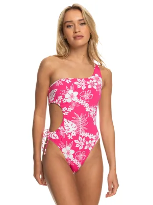Roxy Womens Printed Beach Classics One-Piece Swimsuit
