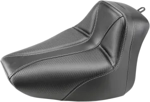 Saddlemen 800-01-0042 Dominator Solo Seat with Backrest Option - Smooth SaddleHyde