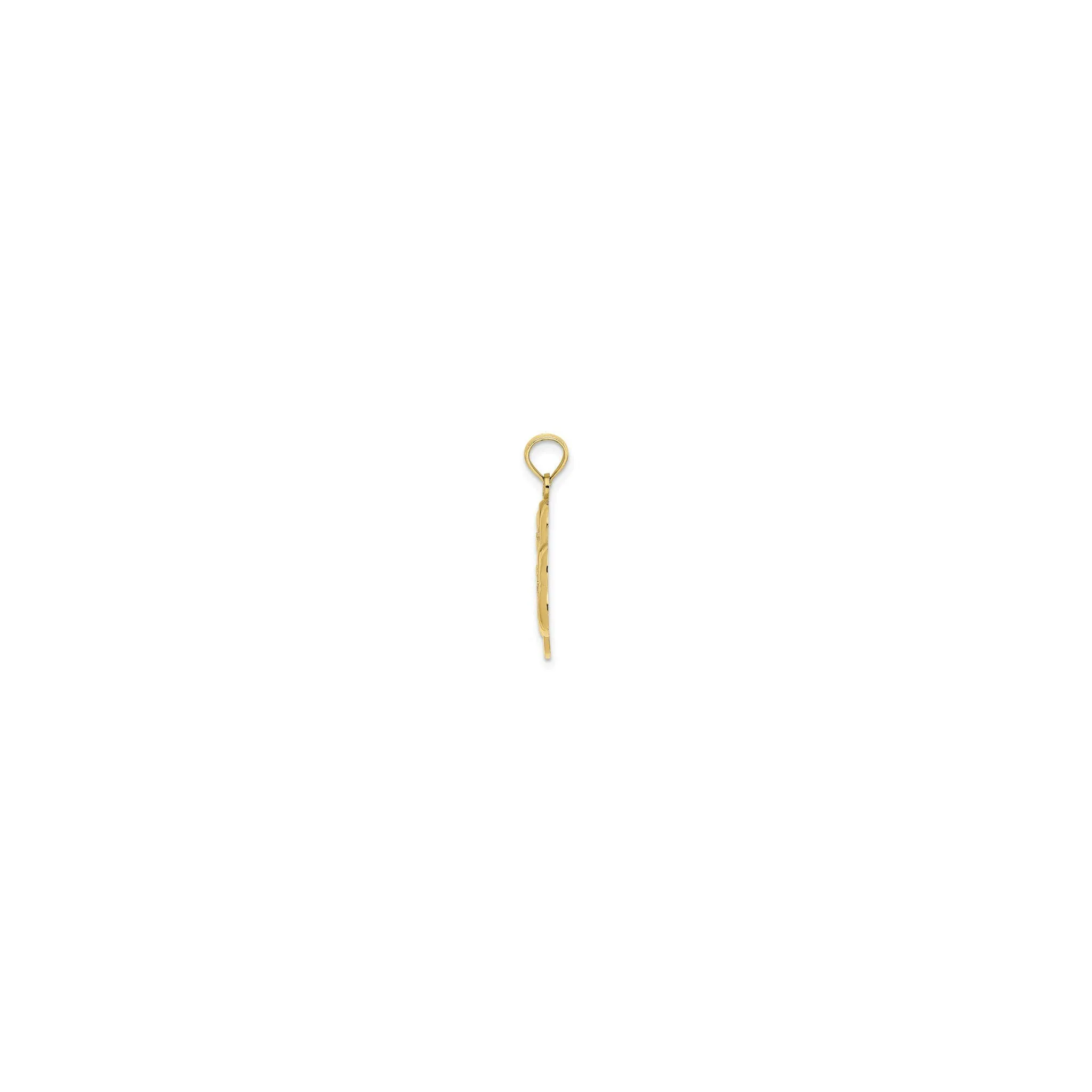 Saint Patrick's Day Shamrock Pendant (14K)
