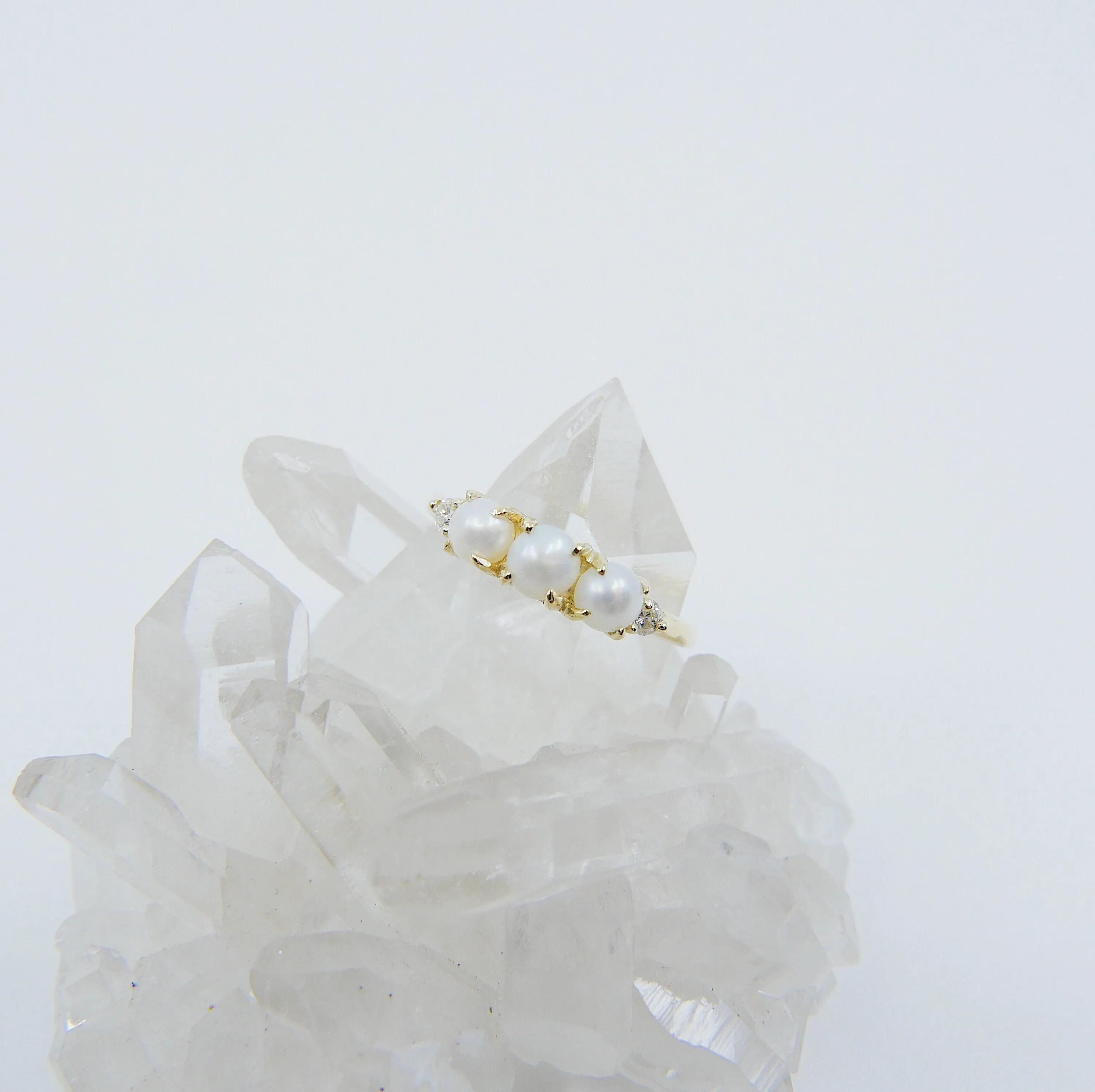 SAMPLE  SALE Hailey Pearl Five Stone Ring