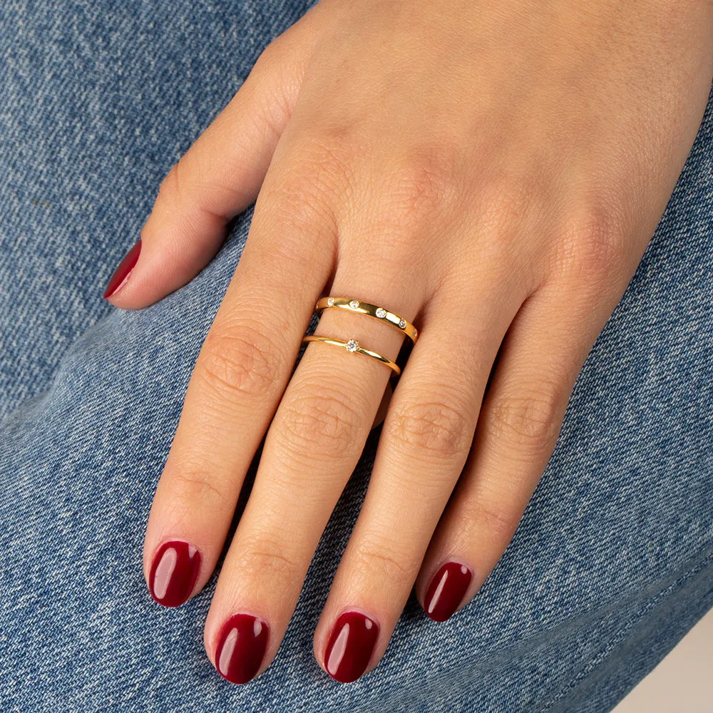 Scattered Stones Ring Combo Set