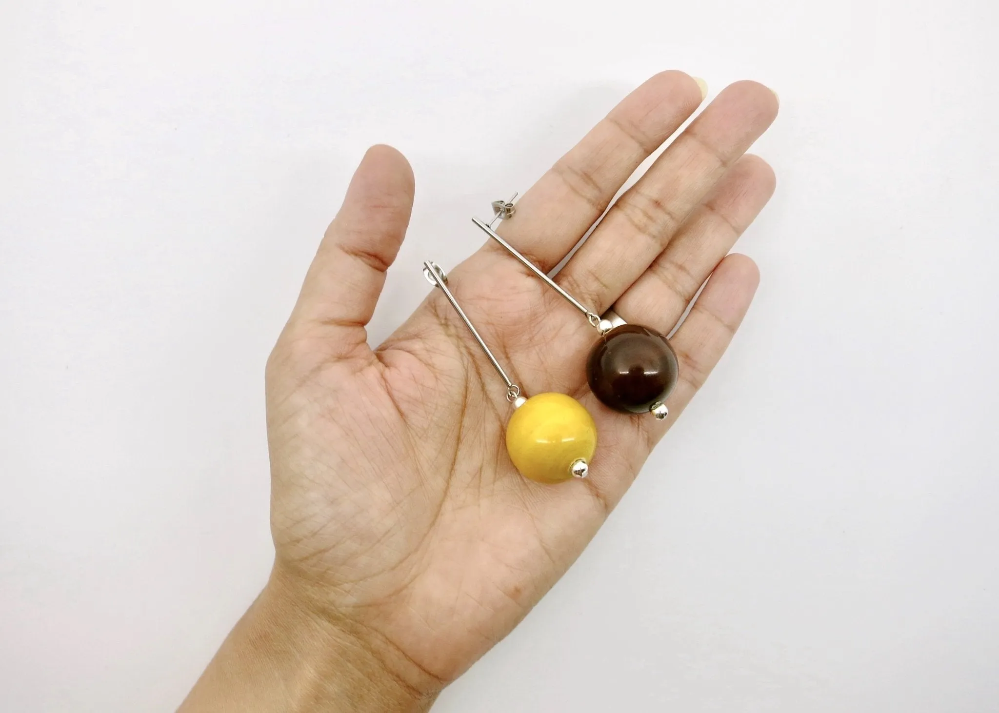 Scepter and Orb earrings (available in 6 different colors)