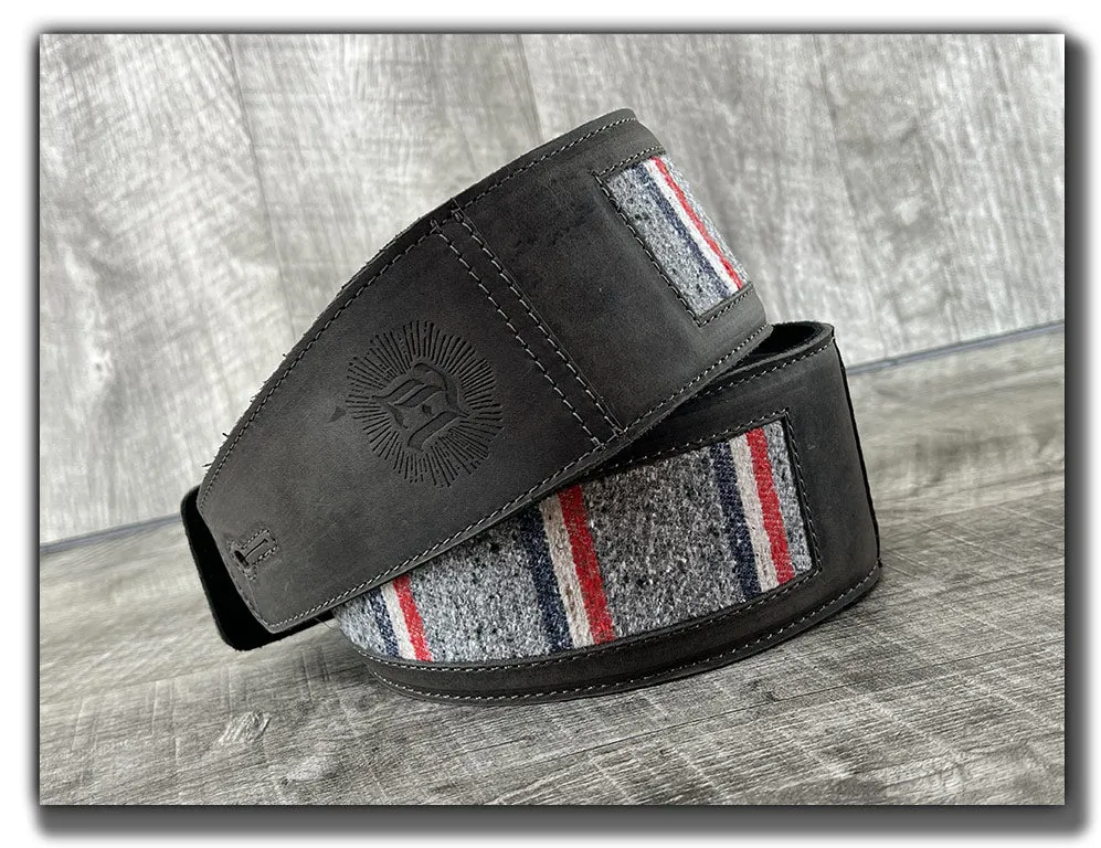 Scout - Aged Steel Leather Guitar Strap - Numbered Limited Edition