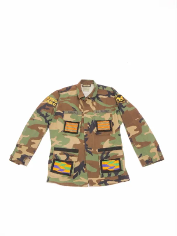 Shameek Kente Gold - Afro Camo Jacket
