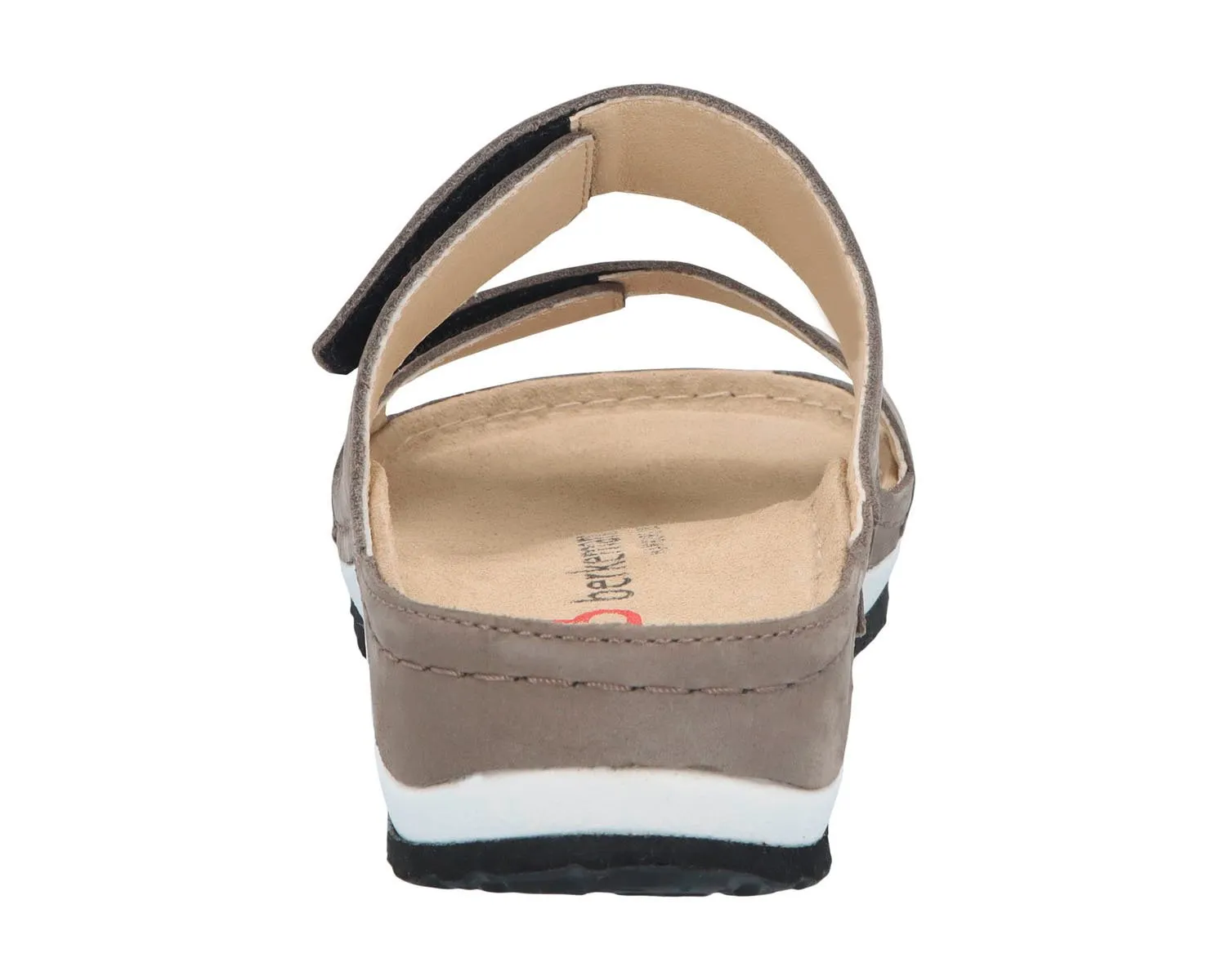 SIRENA Mud Gray Soft Nubuck Leather