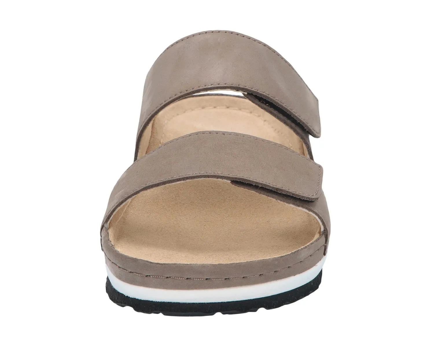 SIRENA Mud Gray Soft Nubuck Leather