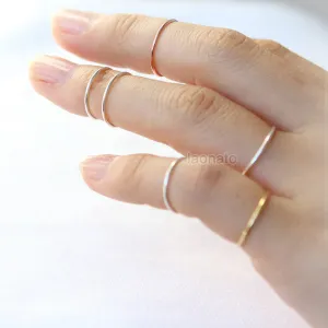 Slim Sterling silver Ring
