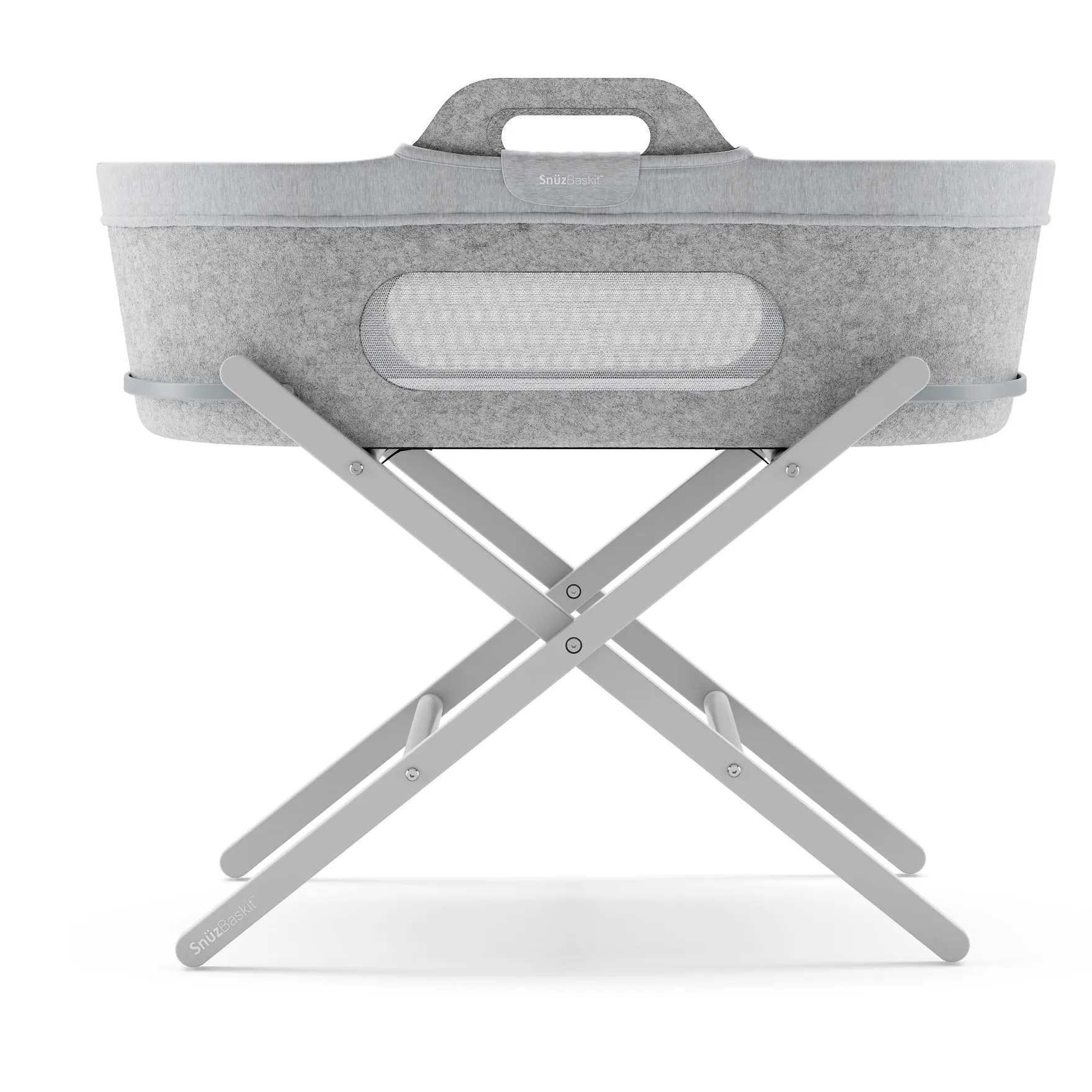 Snuz Baskit Liner - Light Grey Marl