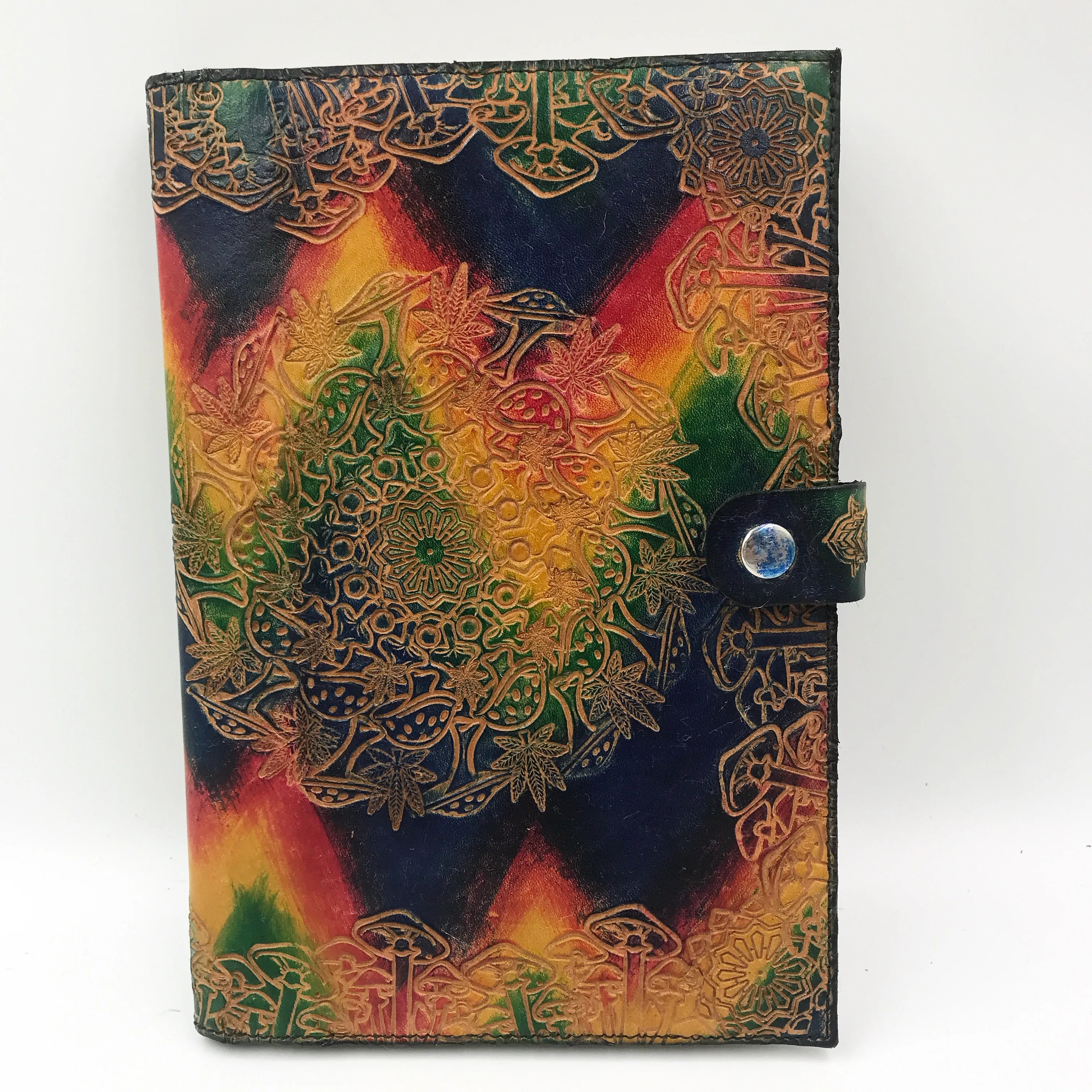 Stamped Leather Journal - Sweet Leaf