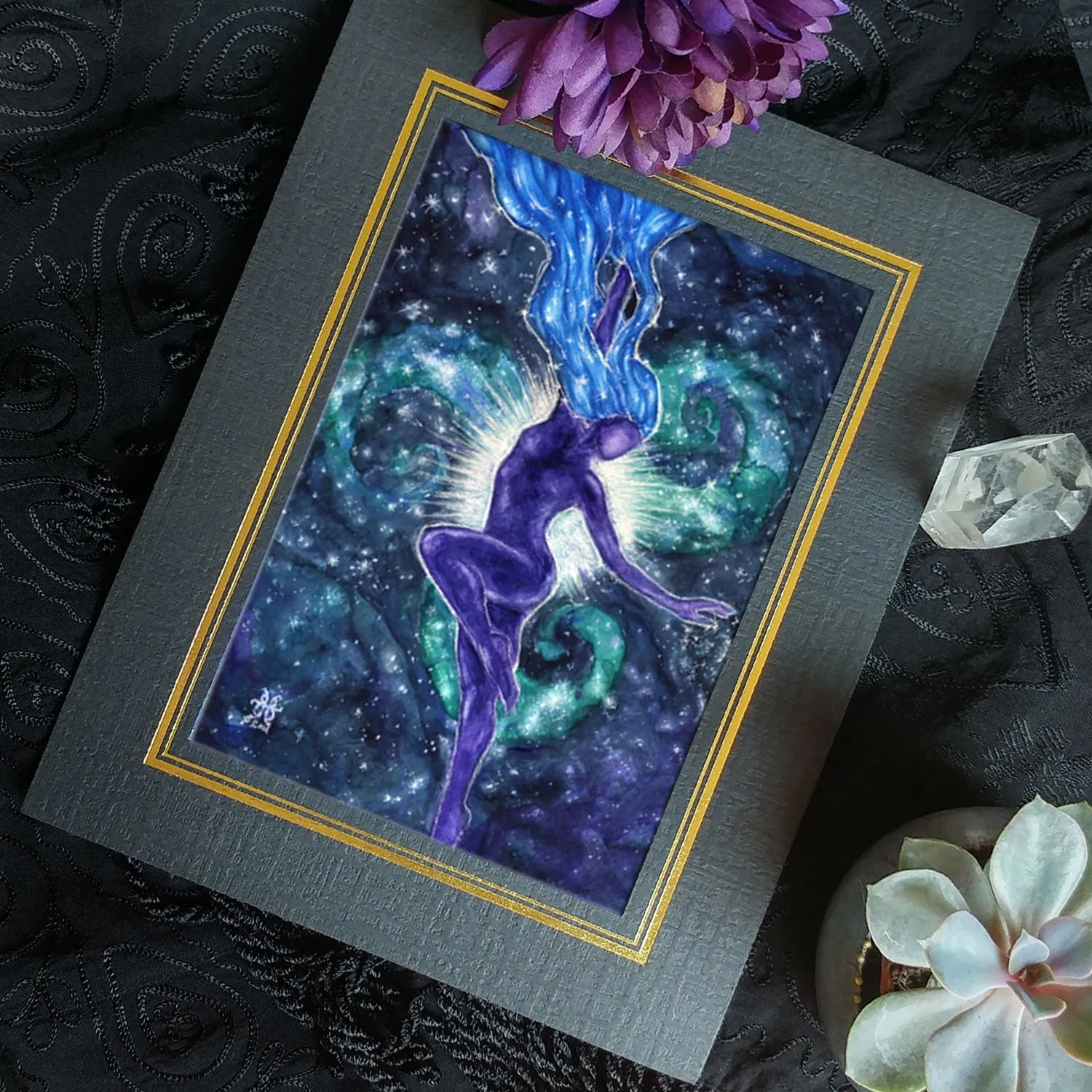 Star Goddess Altar Print