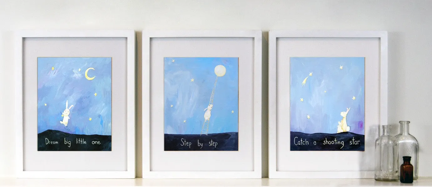 Step by Step  - Nursery Quote Art