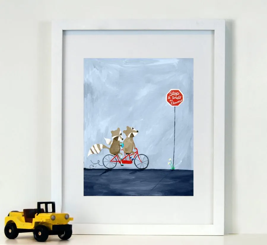 Stop & Smell the Flowers  - Nursery Quote Art