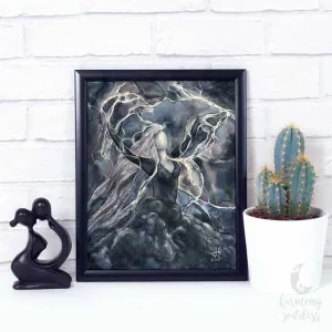 Storm Goddess Art Print 11x14