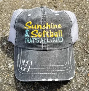 Sunshine and softball