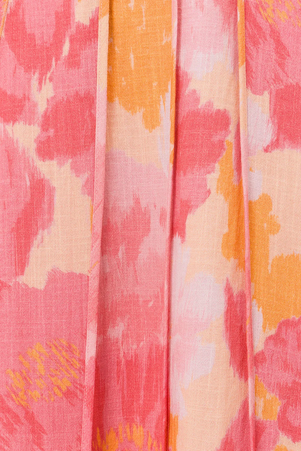 Tallulah Midi Dress - Pink Gerbera