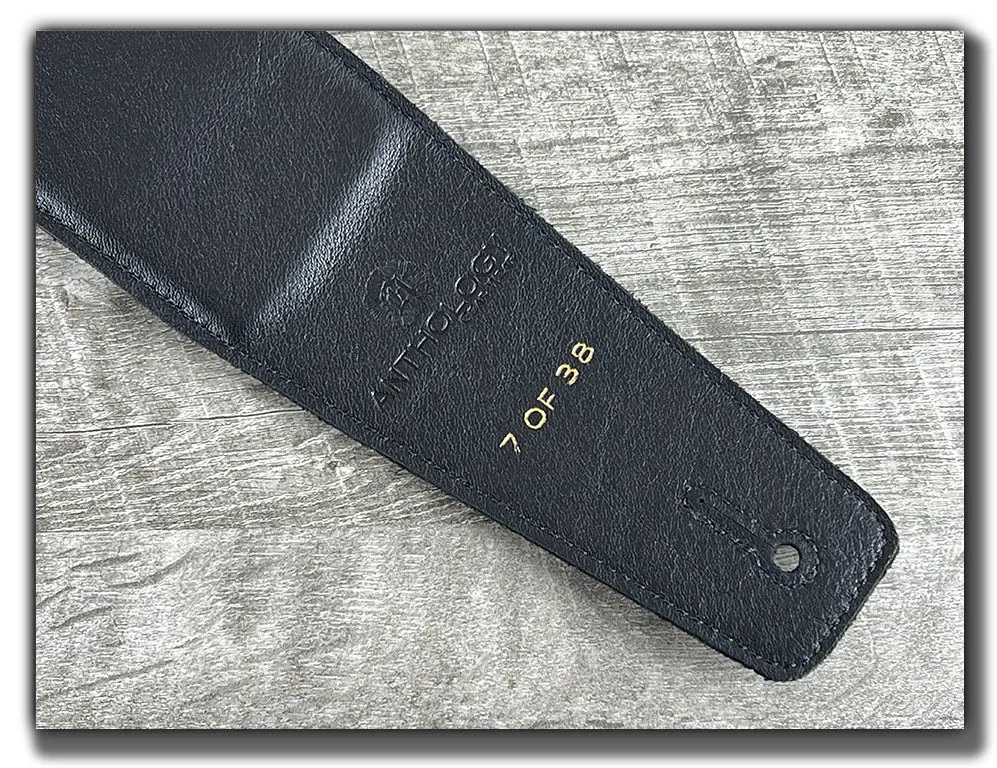 Temperaments - Whiskey Brown Leather Guitar Strap - Numbered Limited Edition