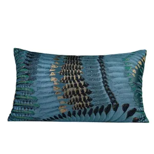 The Atlas Mountains Jacquard Throw Pillow Cover
