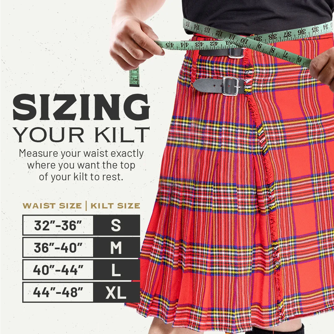 The Laoch Kilt - Black Watch Tartan
