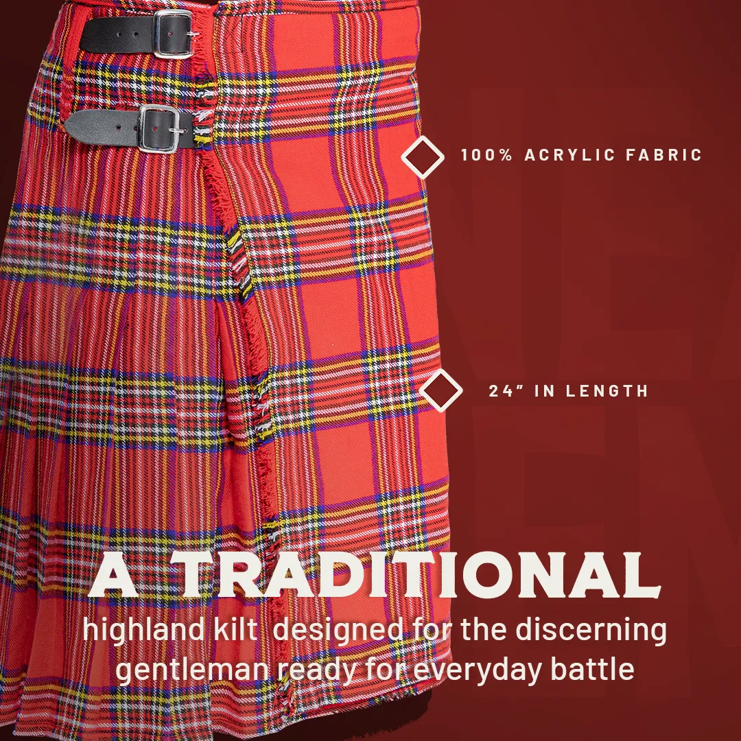 The Laoch Kilt - Black Watch Tartan