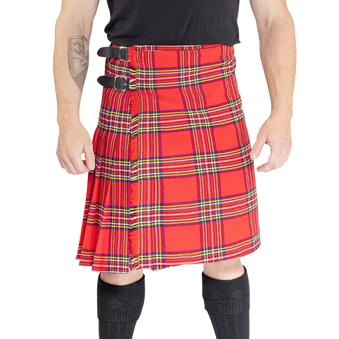 The Laoch Kilt - Royal Stewart Tartan