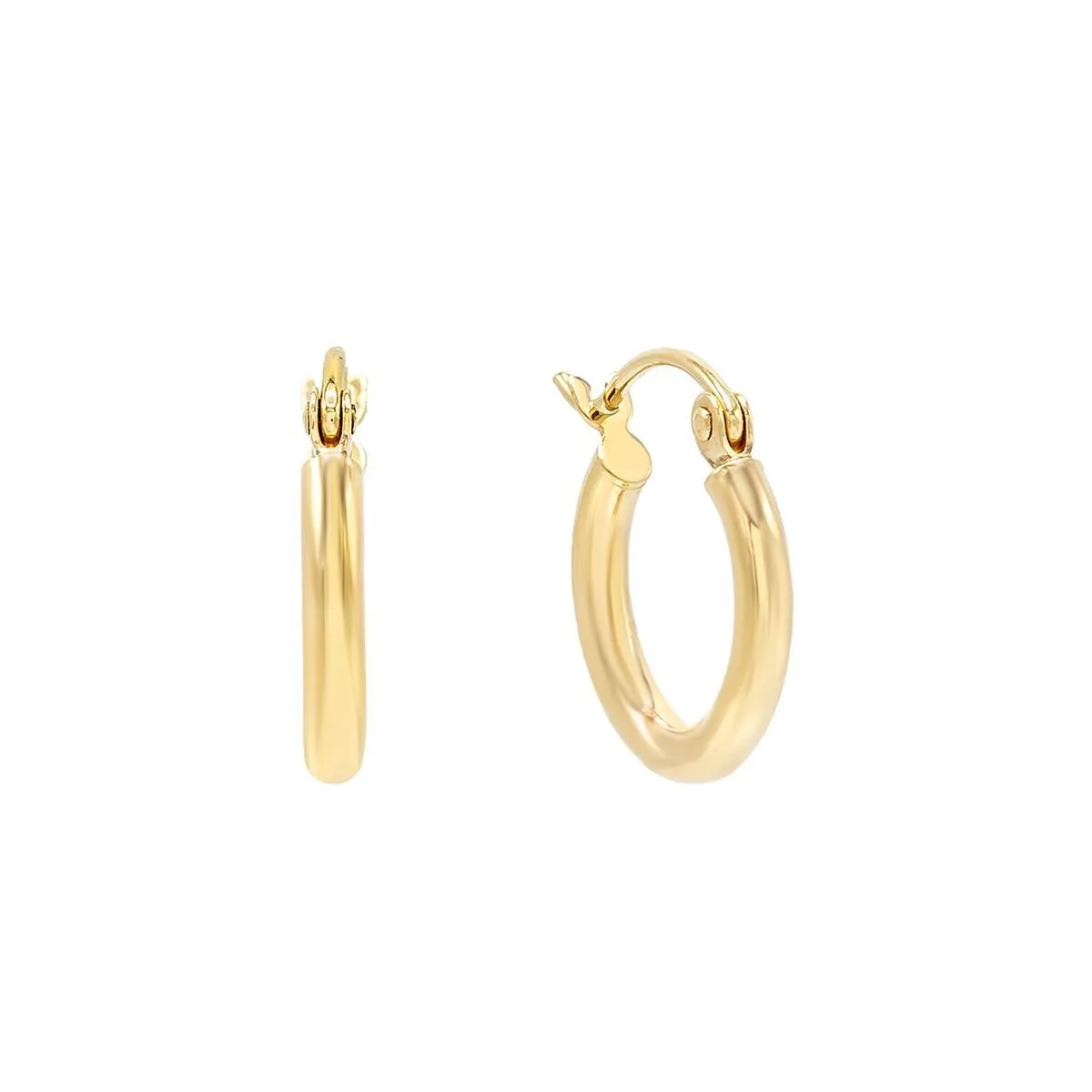 Thin Hoop Earring 14K