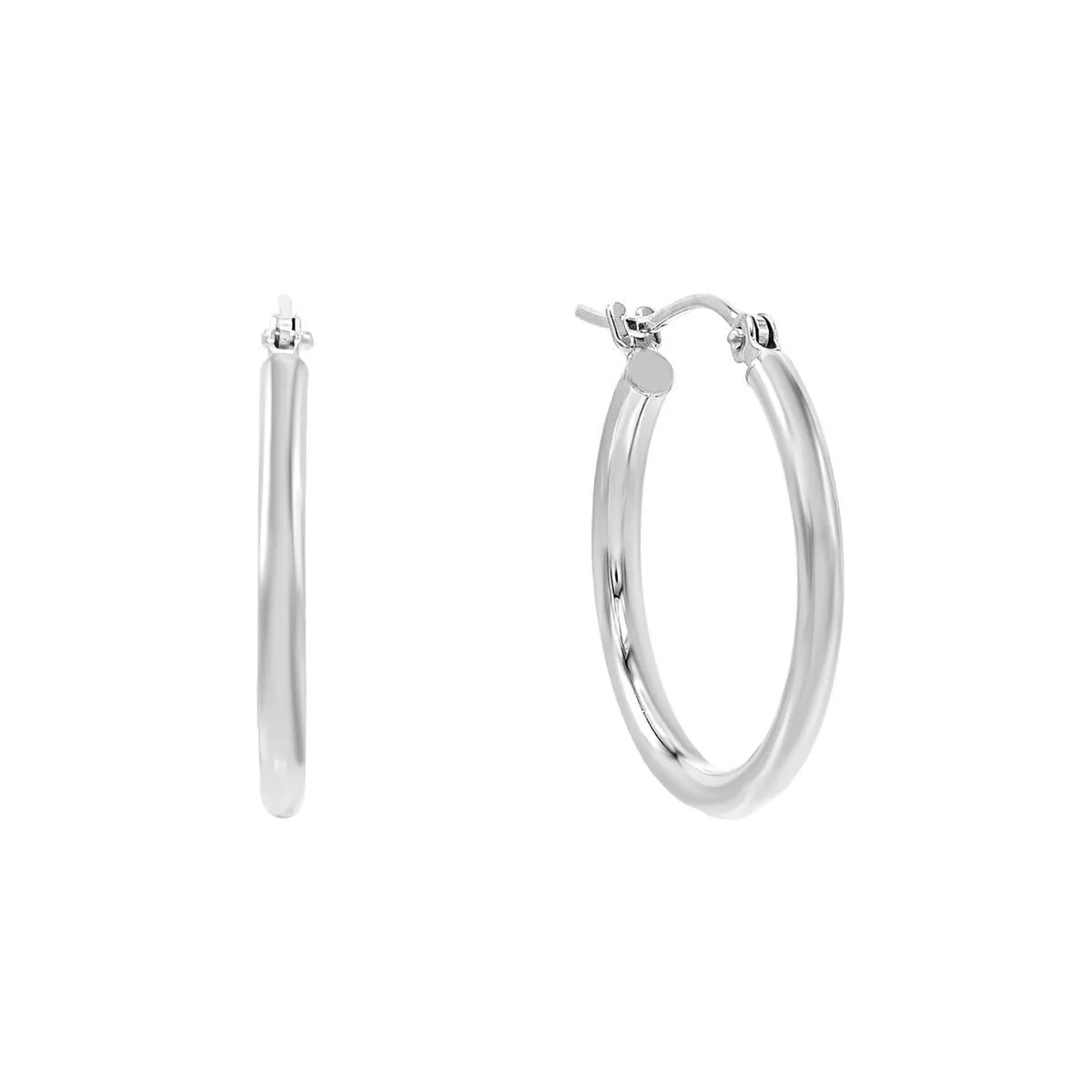 Thin Hoop Earring 14K