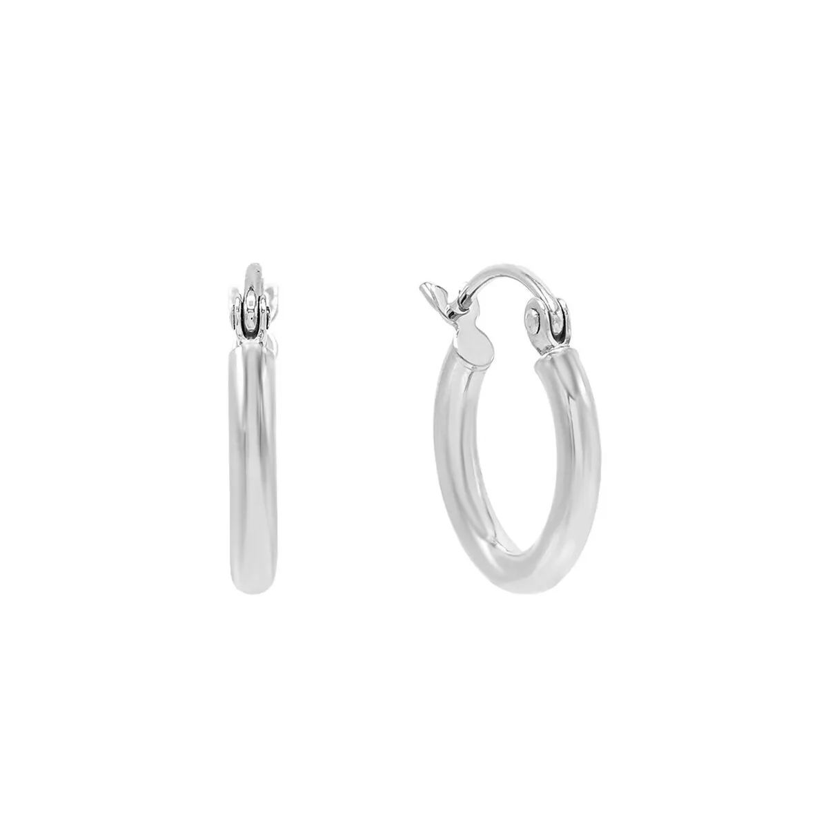 Thin Hoop Earring 14K