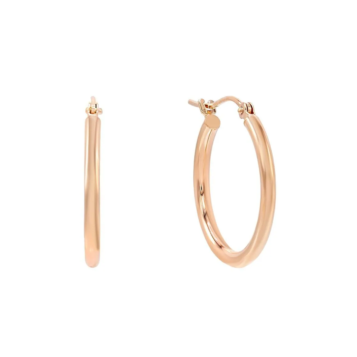 Thin Hoop Earring 14K