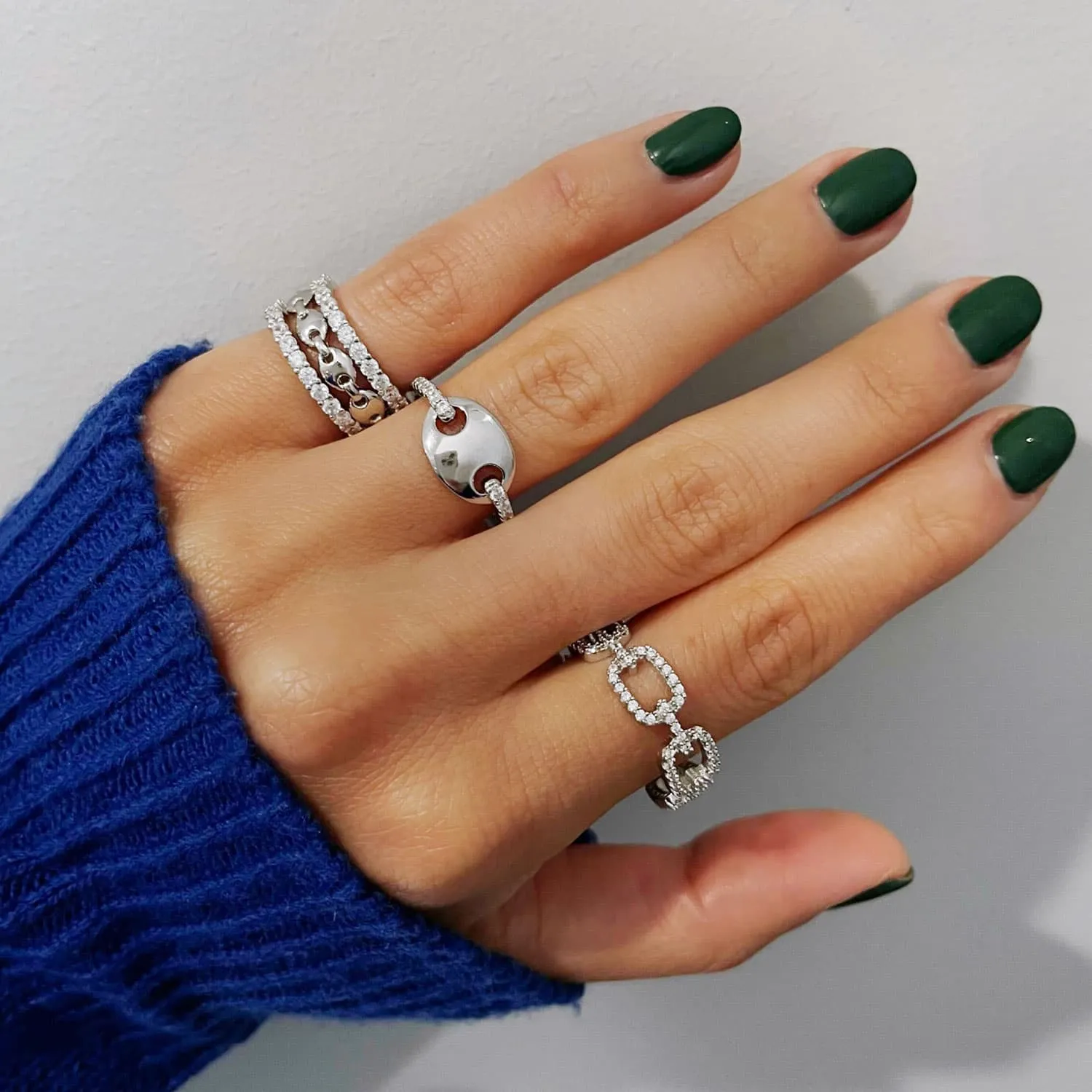 Thin Mariner Link Ring