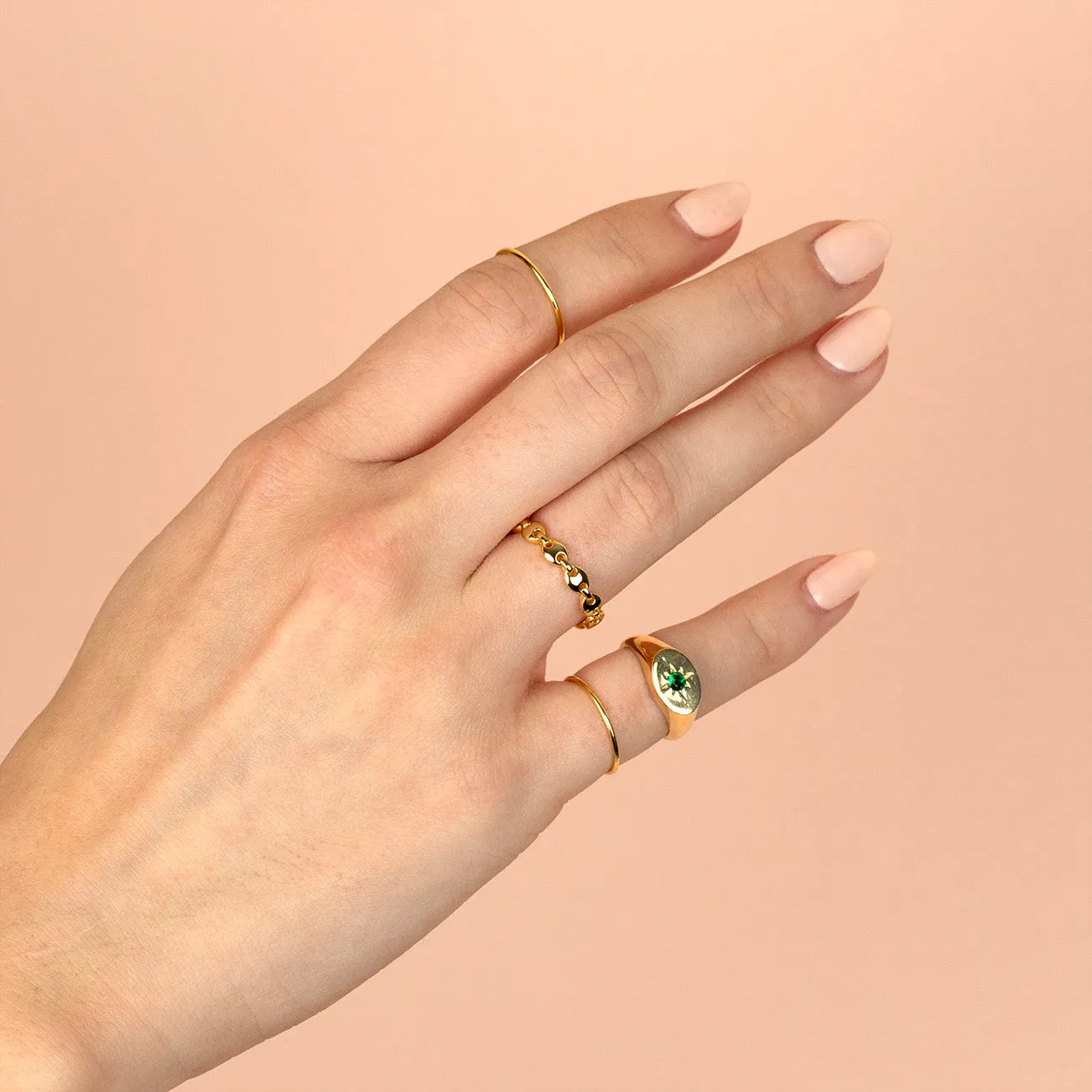 Thin Mariner Link Ring