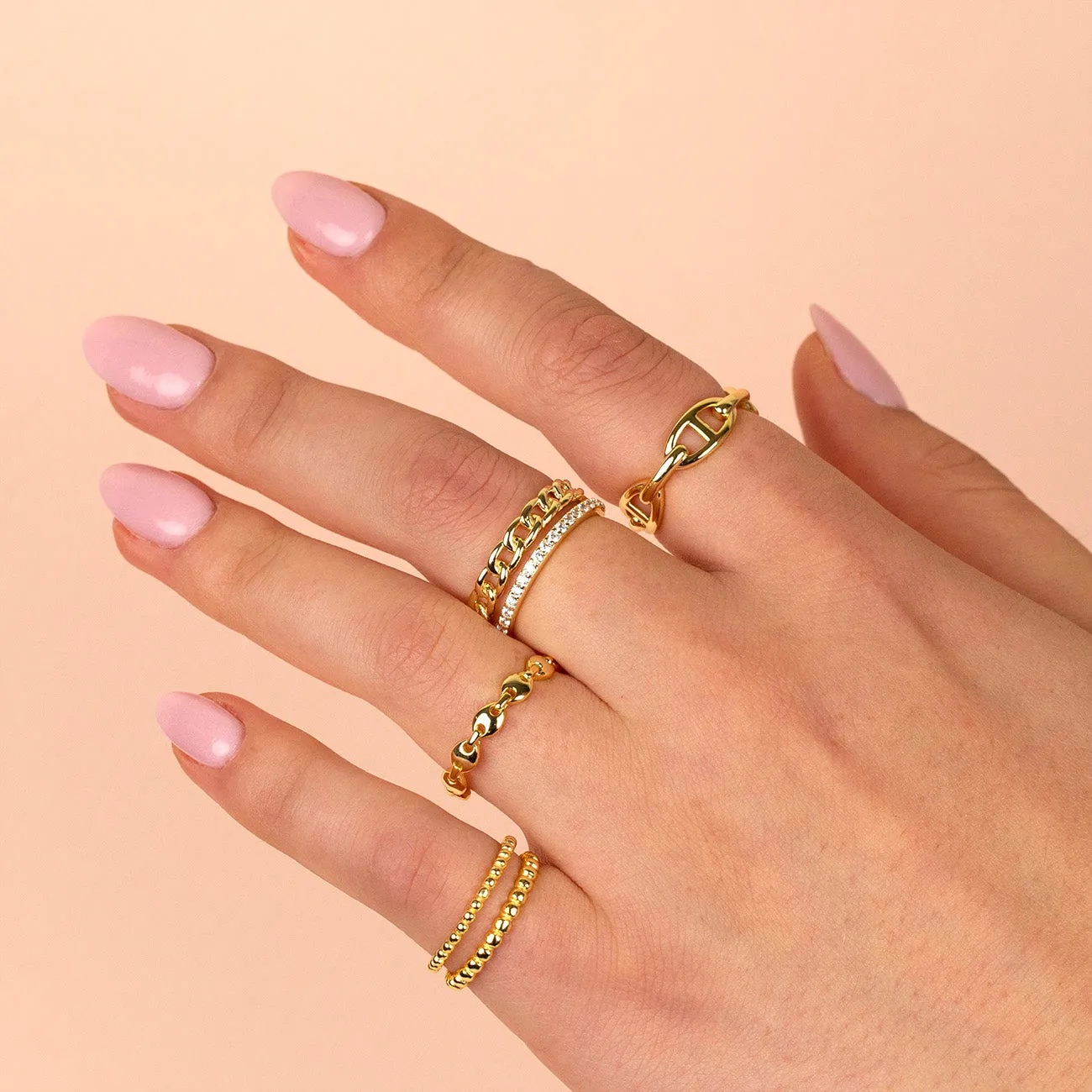 Thin Mariner Link Ring